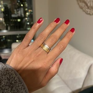 Cartier Love Wedding Band (White Gold) Size 49